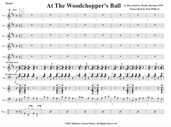 "woodchopper's ball" woody herman transcription